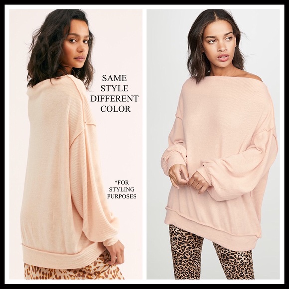 FREE PEOPLE BOHO TUNIC PULLOVER TOP A3C - Picture 6 of 16